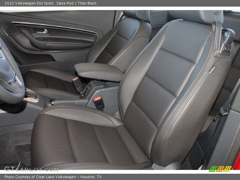 Salsa Red / Titan Black 2013 Volkswagen Eos Sport