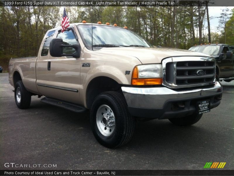 Light Prairie Tan Metallic / Medium Prairie Tan 1999 Ford F250 Super Duty XLT Extended Cab 4x4