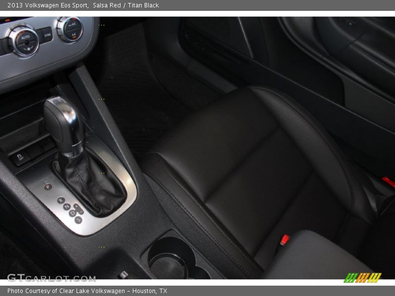 Salsa Red / Titan Black 2013 Volkswagen Eos Sport