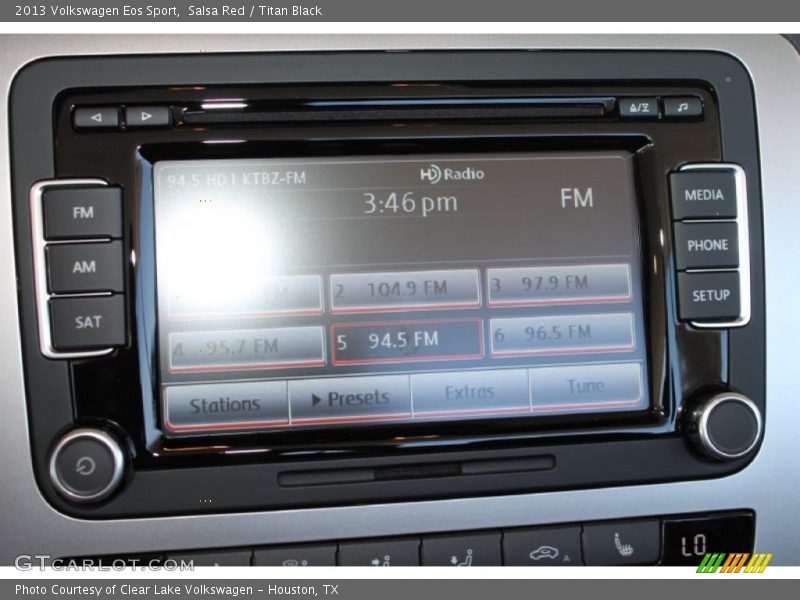 Salsa Red / Titan Black 2013 Volkswagen Eos Sport