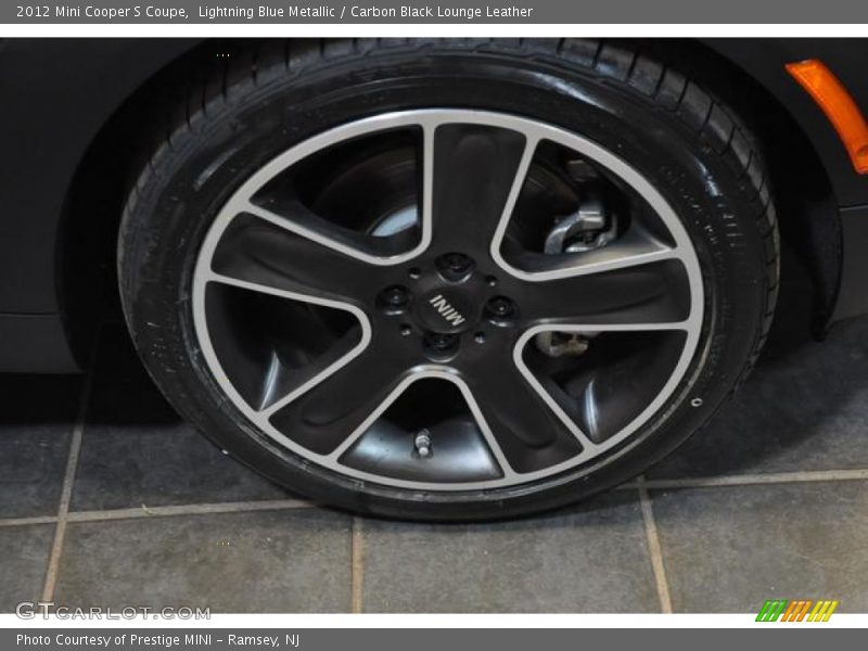 Lightning Blue Metallic / Carbon Black Lounge Leather 2012 Mini Cooper S Coupe