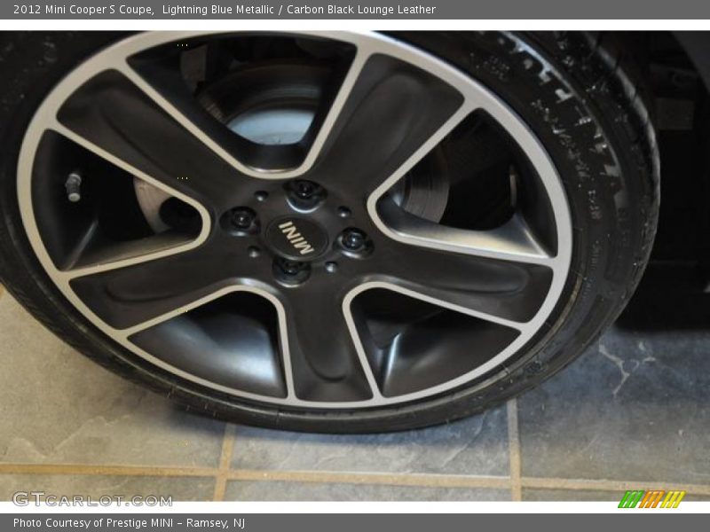 Lightning Blue Metallic / Carbon Black Lounge Leather 2012 Mini Cooper S Coupe