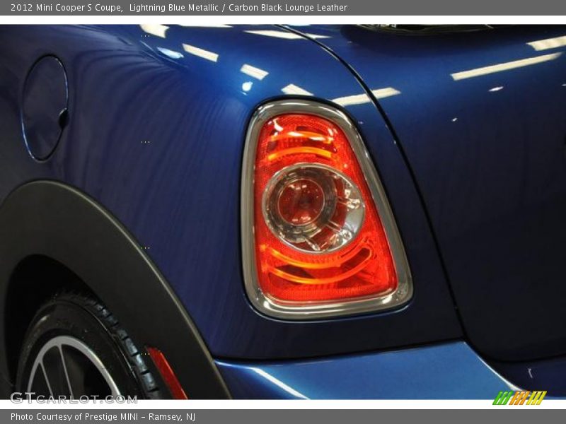 Lightning Blue Metallic / Carbon Black Lounge Leather 2012 Mini Cooper S Coupe