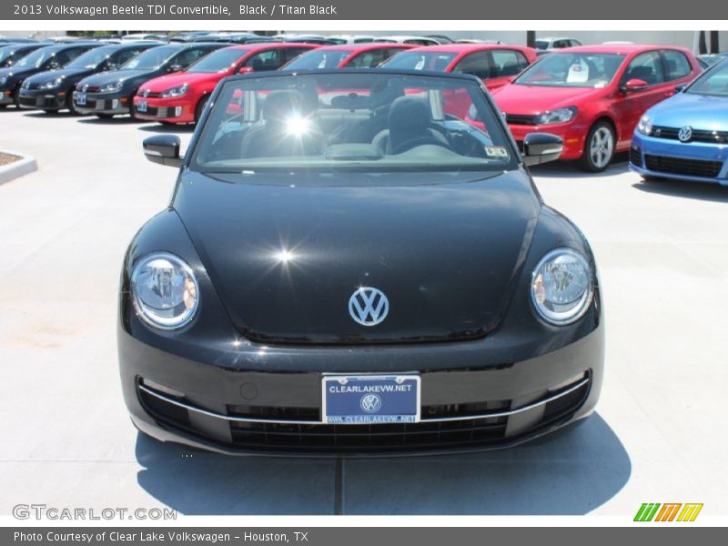 Black / Titan Black 2013 Volkswagen Beetle TDI Convertible
