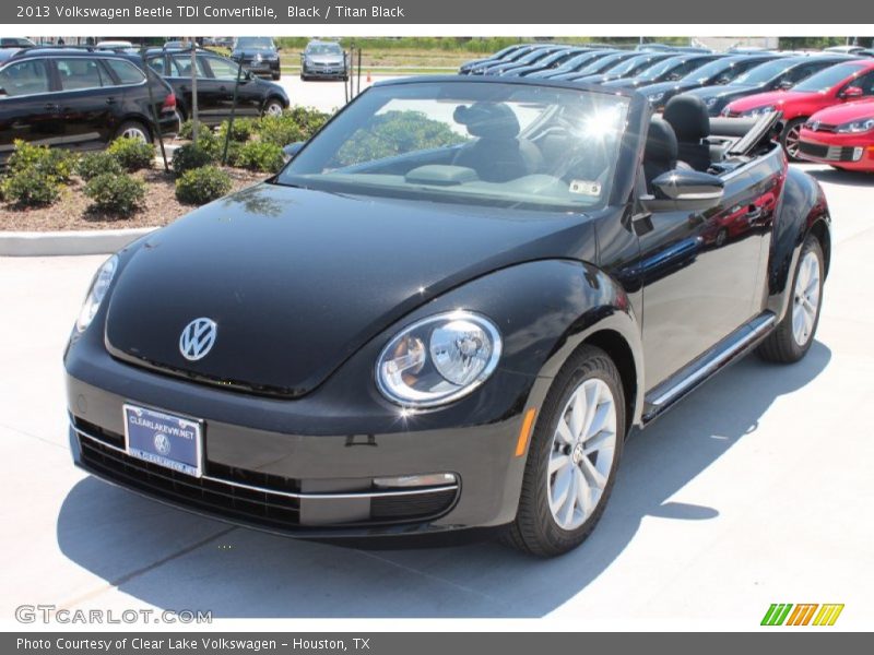 Black / Titan Black 2013 Volkswagen Beetle TDI Convertible