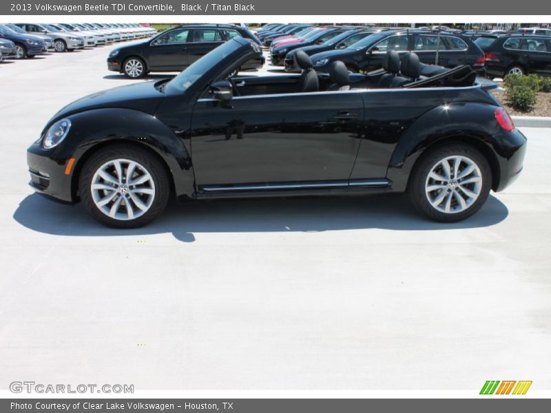 Black / Titan Black 2013 Volkswagen Beetle TDI Convertible