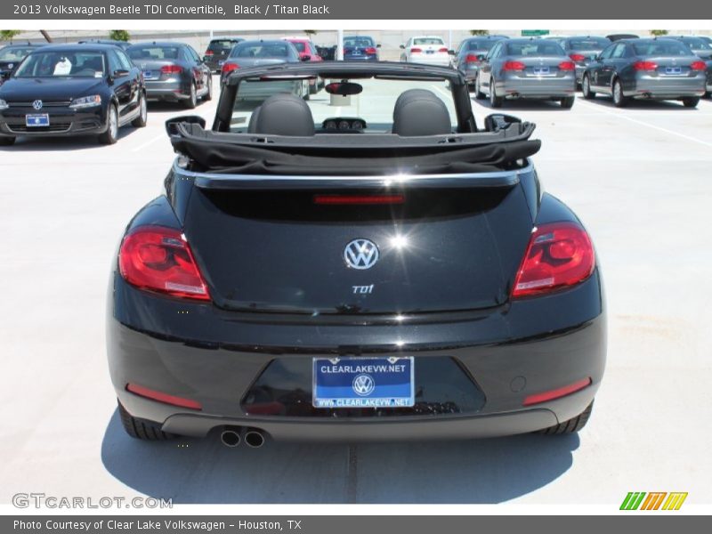 Black / Titan Black 2013 Volkswagen Beetle TDI Convertible