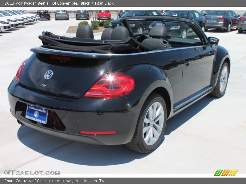 Black / Titan Black 2013 Volkswagen Beetle TDI Convertible