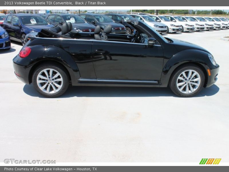 Black / Titan Black 2013 Volkswagen Beetle TDI Convertible