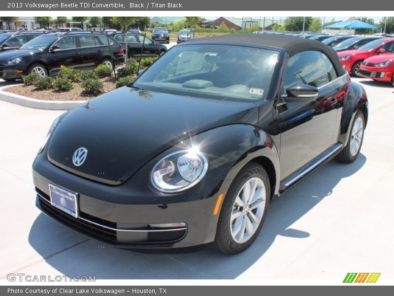 Black / Titan Black 2013 Volkswagen Beetle TDI Convertible