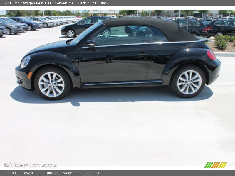 Black / Titan Black 2013 Volkswagen Beetle TDI Convertible