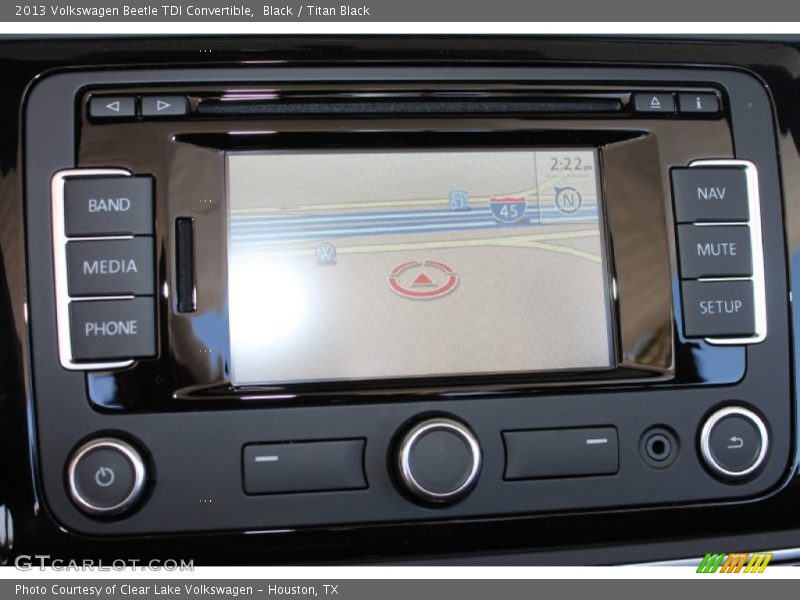 Navigation of 2013 Beetle TDI Convertible