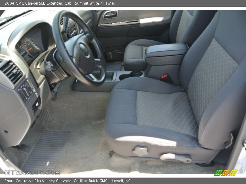 Summit White / Pewter 2004 GMC Canyon SLE Extended Cab