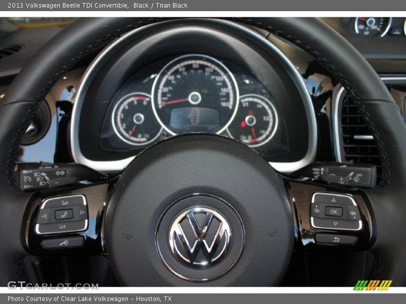 Black / Titan Black 2013 Volkswagen Beetle TDI Convertible