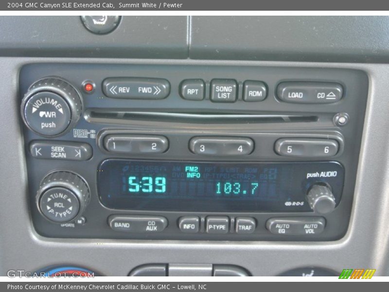 Summit White / Pewter 2004 GMC Canyon SLE Extended Cab