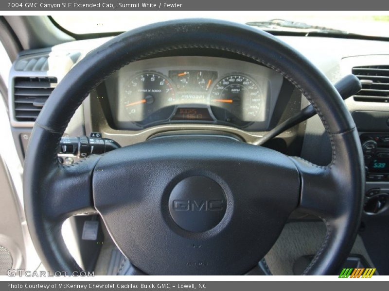 Summit White / Pewter 2004 GMC Canyon SLE Extended Cab