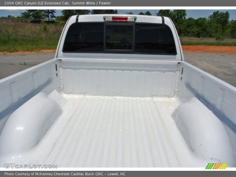 Summit White / Pewter 2004 GMC Canyon SLE Extended Cab