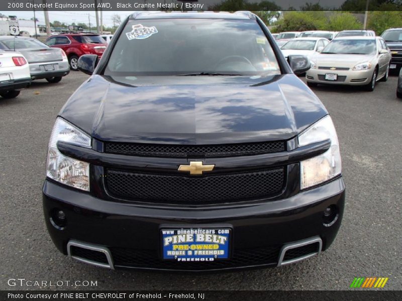 Black Granite Metallic / Ebony 2008 Chevrolet Equinox Sport AWD