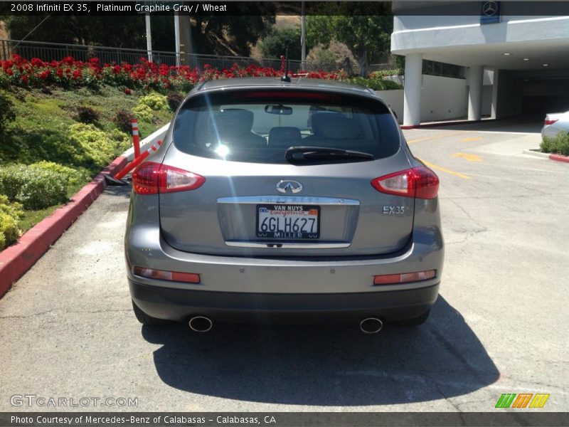 Platinum Graphite Gray / Wheat 2008 Infiniti EX 35