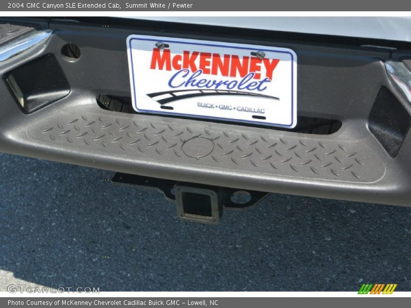 Summit White / Pewter 2004 GMC Canyon SLE Extended Cab