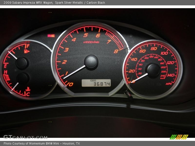  2009 Impreza WRX Wagon WRX Wagon Gauges