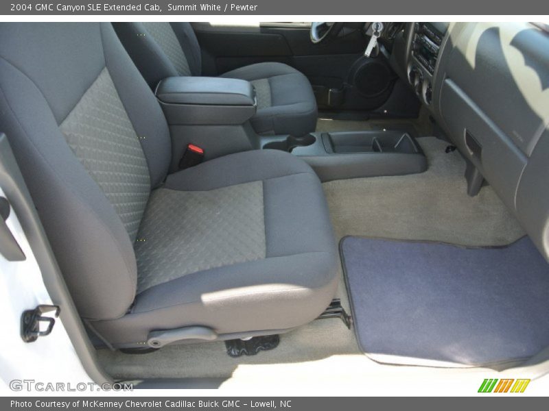 Summit White / Pewter 2004 GMC Canyon SLE Extended Cab