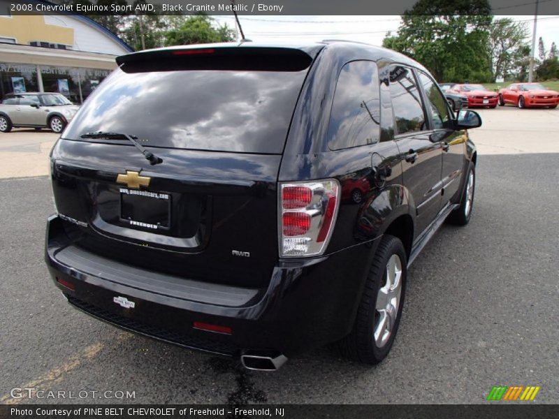 Black Granite Metallic / Ebony 2008 Chevrolet Equinox Sport AWD