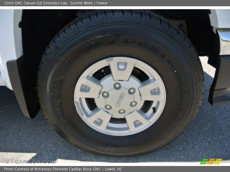 Summit White / Pewter 2004 GMC Canyon SLE Extended Cab