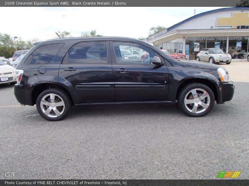 Black Granite Metallic / Ebony 2008 Chevrolet Equinox Sport AWD