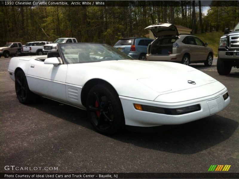 Arctic White / White 1993 Chevrolet Corvette Convertible