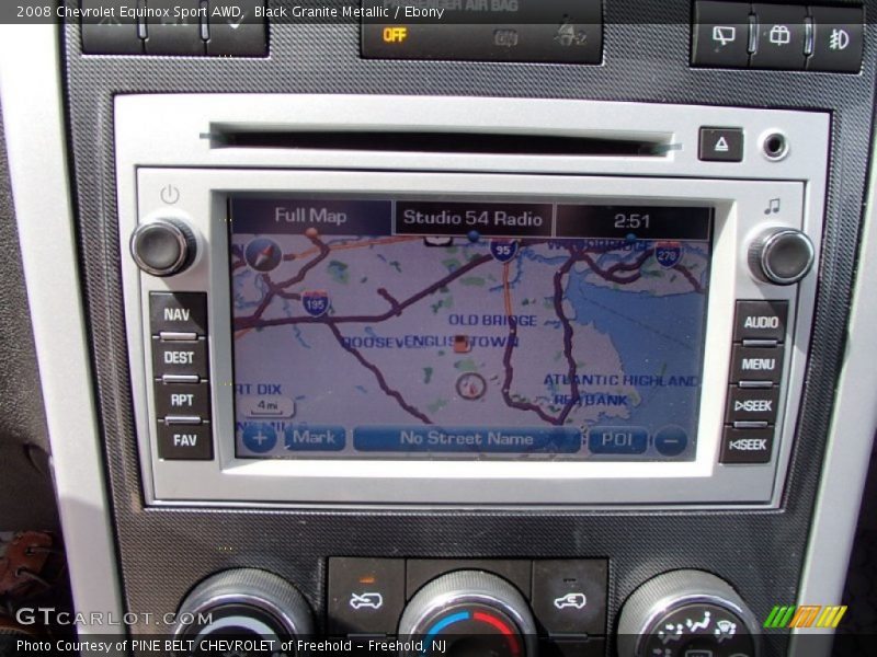 Navigation of 2008 Equinox Sport AWD