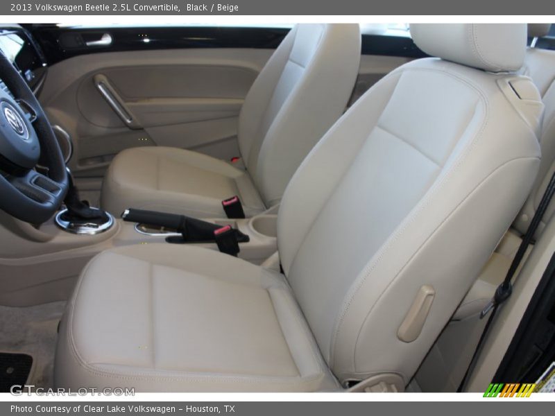 Black / Beige 2013 Volkswagen Beetle 2.5L Convertible