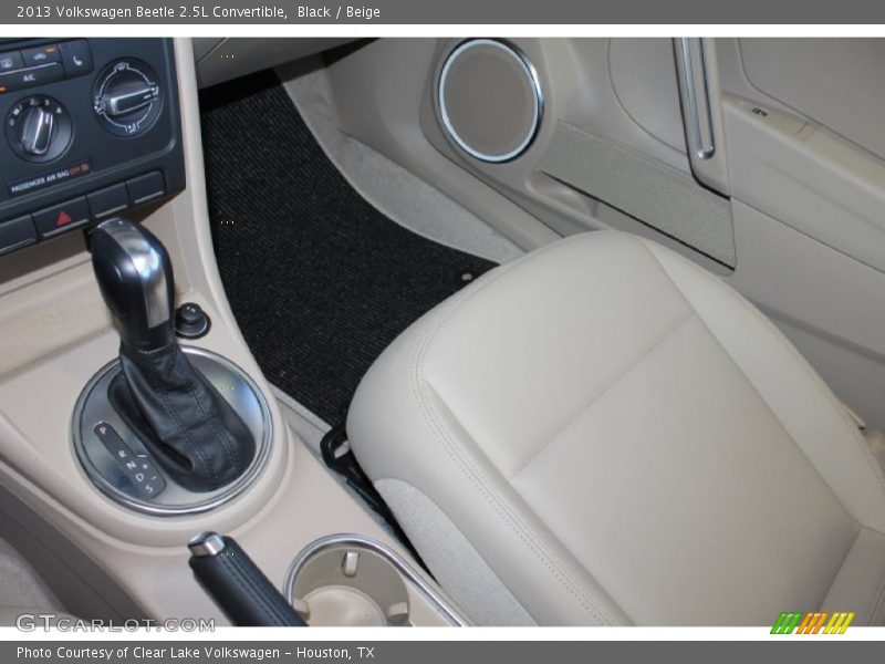 Black / Beige 2013 Volkswagen Beetle 2.5L Convertible