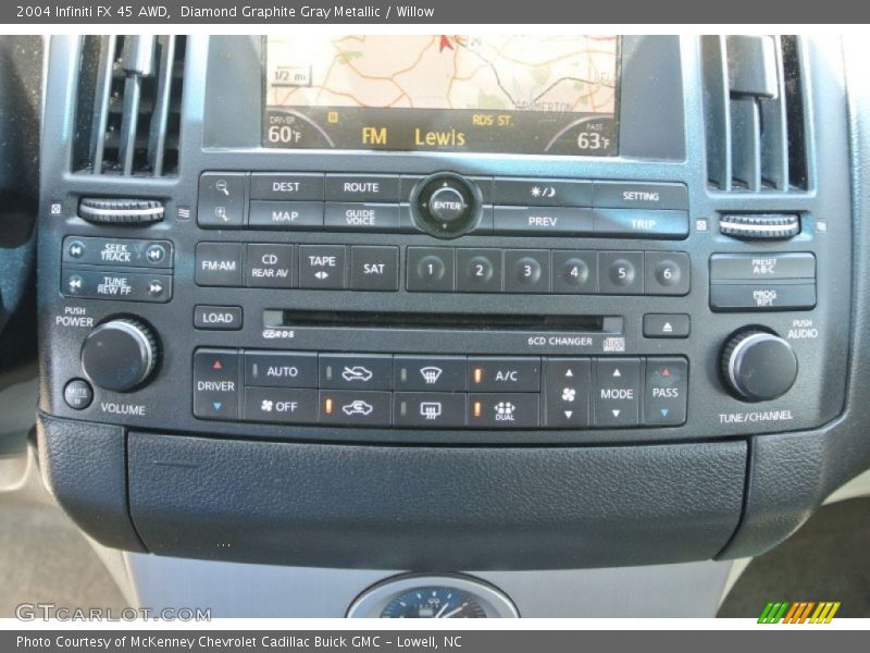 Diamond Graphite Gray Metallic / Willow 2004 Infiniti FX 45 AWD
