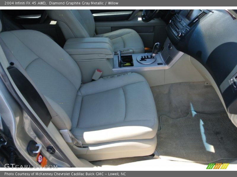 Diamond Graphite Gray Metallic / Willow 2004 Infiniti FX 45 AWD