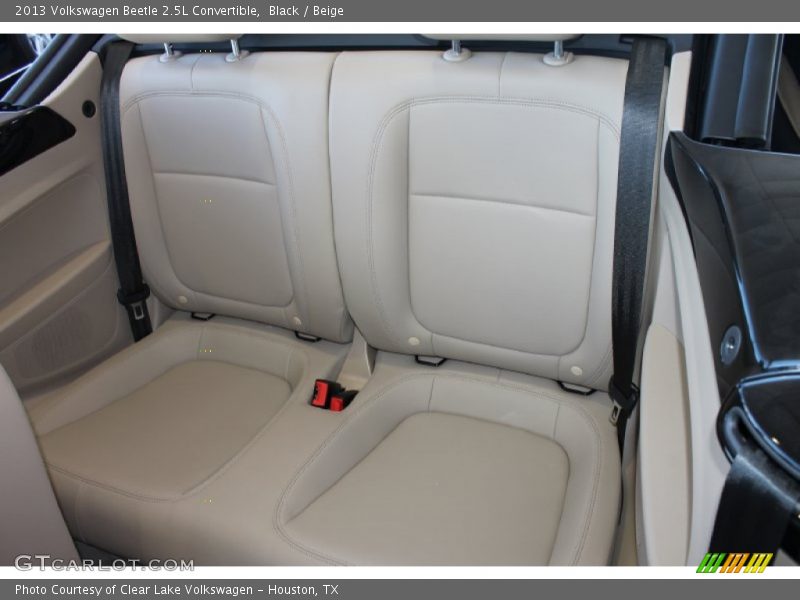 Black / Beige 2013 Volkswagen Beetle 2.5L Convertible