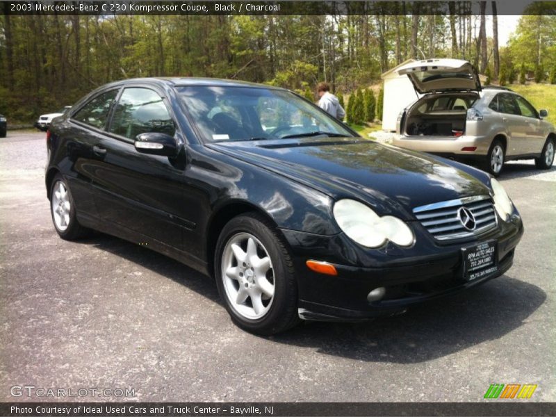 Black / Charcoal 2003 Mercedes-Benz C 230 Kompressor Coupe