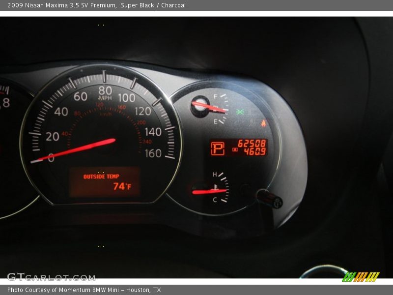 Super Black / Charcoal 2009 Nissan Maxima 3.5 SV Premium