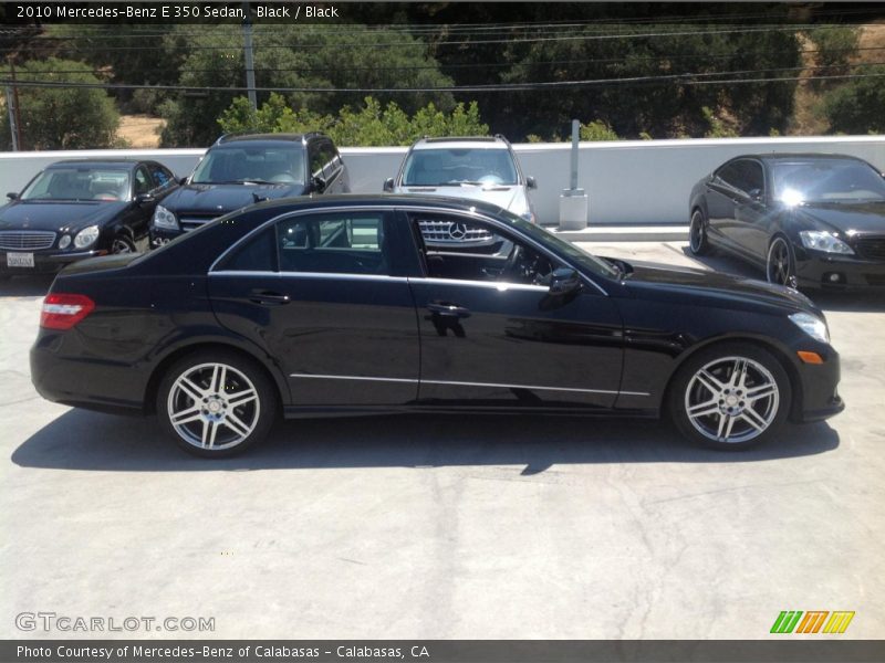 Black / Black 2010 Mercedes-Benz E 350 Sedan