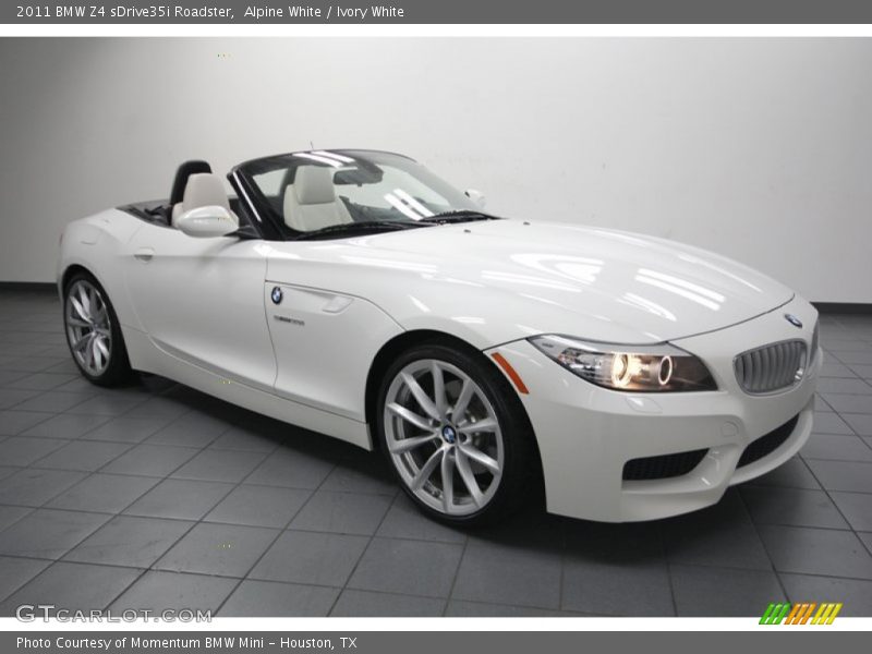 Alpine White / Ivory White 2011 BMW Z4 sDrive35i Roadster