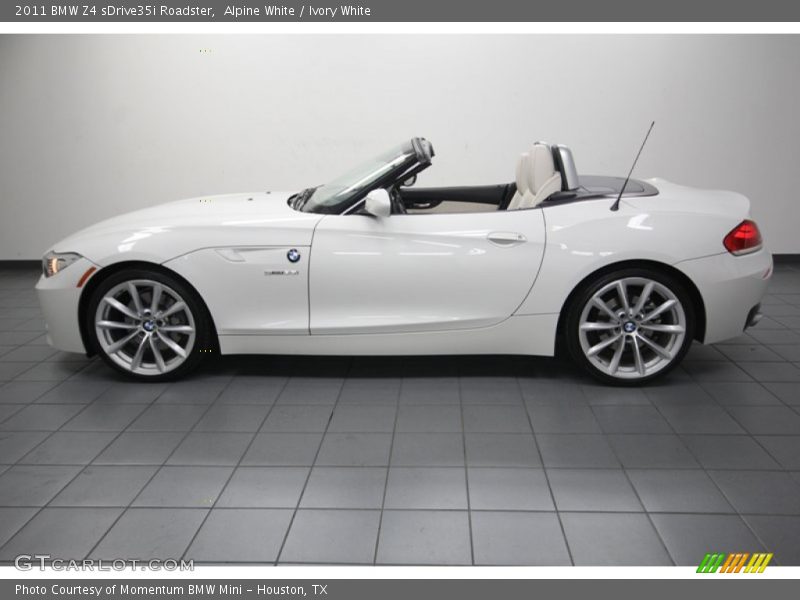 Alpine White / Ivory White 2011 BMW Z4 sDrive35i Roadster