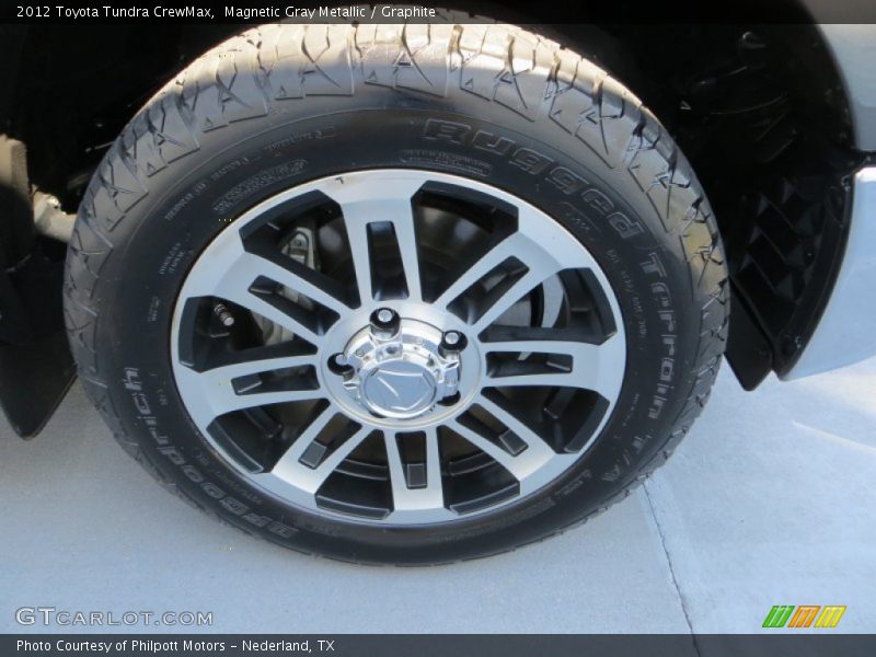 Magnetic Gray Metallic / Graphite 2012 Toyota Tundra CrewMax