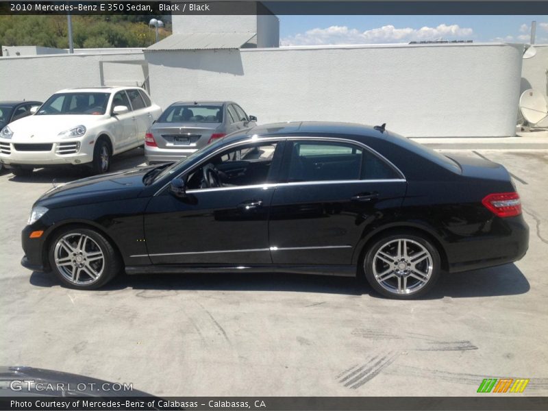 Black / Black 2010 Mercedes-Benz E 350 Sedan