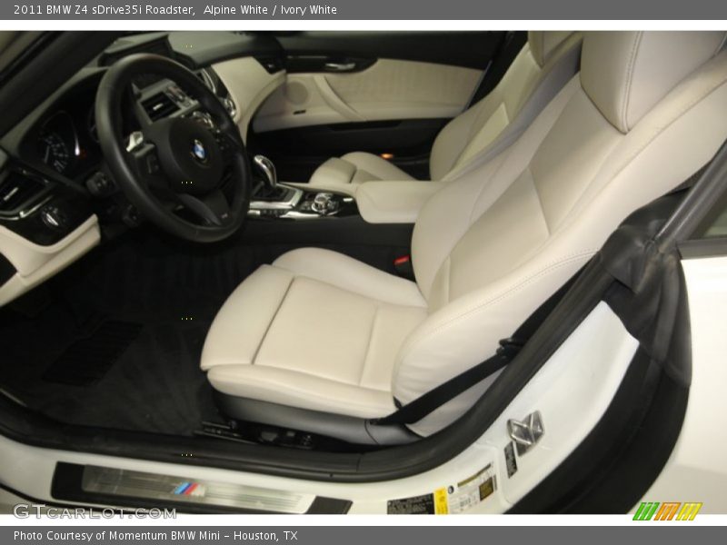 Alpine White / Ivory White 2011 BMW Z4 sDrive35i Roadster