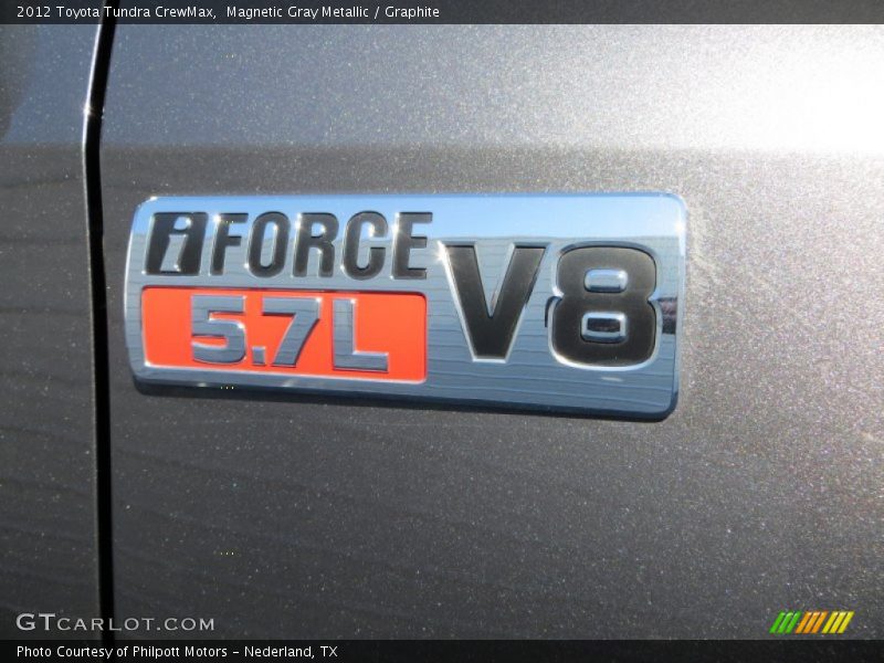 Magnetic Gray Metallic / Graphite 2012 Toyota Tundra CrewMax