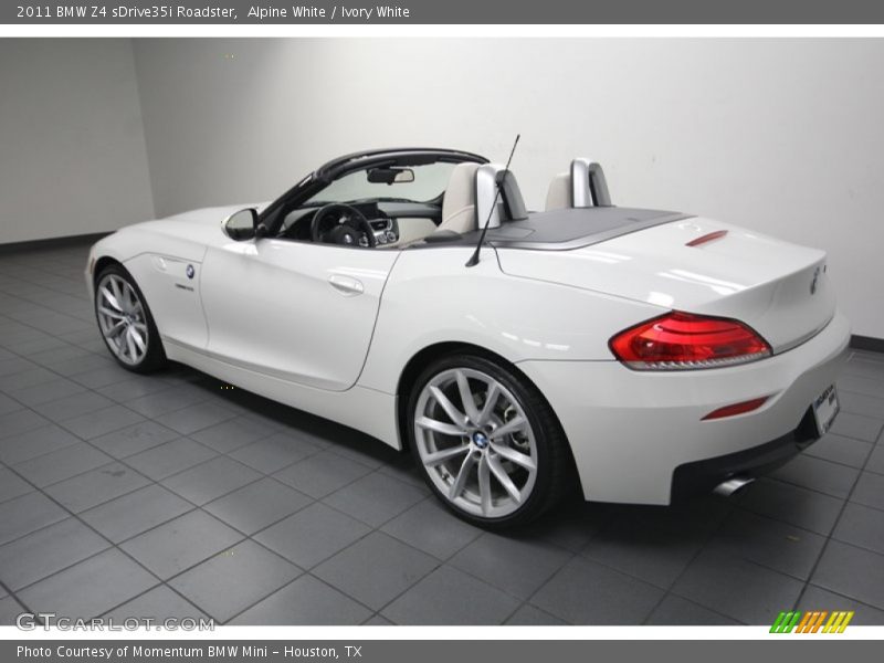 Alpine White / Ivory White 2011 BMW Z4 sDrive35i Roadster
