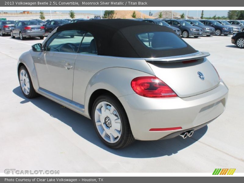 Moonrock Silver Metallic / Titan Black 2013 Volkswagen Beetle 2.5L Convertible