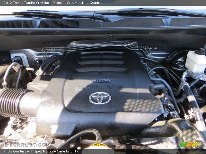 Magnetic Gray Metallic / Graphite 2012 Toyota Tundra CrewMax