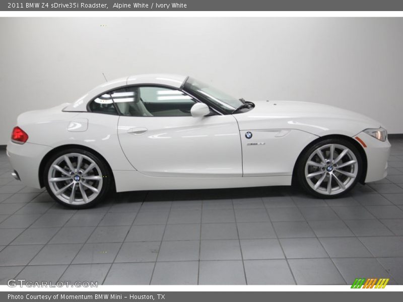 Alpine White / Ivory White 2011 BMW Z4 sDrive35i Roadster