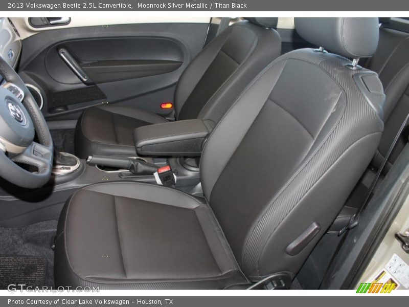 Moonrock Silver Metallic / Titan Black 2013 Volkswagen Beetle 2.5L Convertible